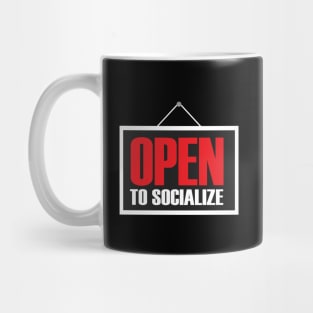 OPEN to Socialize Mug